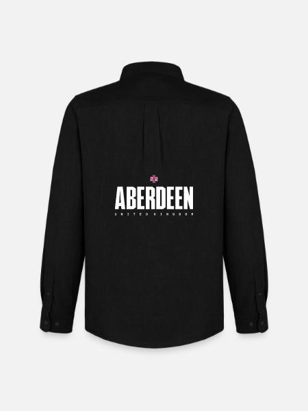 Aberdeen Crest UK Flag - Men's Oxford Shirt by Stanley/Stella - black