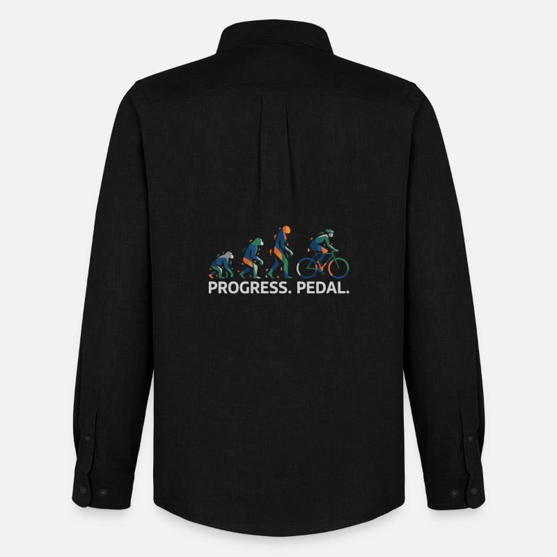 Progress Pedal Evolution - Men's Oxford Shirt by Stanley/Stella - black