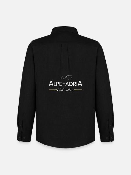 Alpe Adria Bike Tour - Men's Oxford Shirt by Stanley/Stella - black