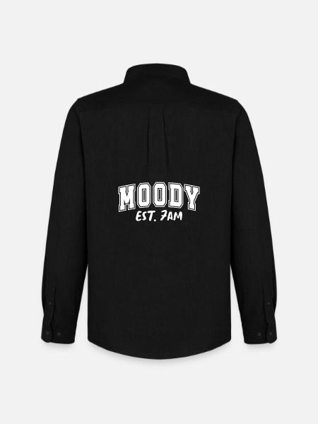 Moody Morning Est. 7AM Launisch - Men's Oxford Shirt by Stanley/Stella - black