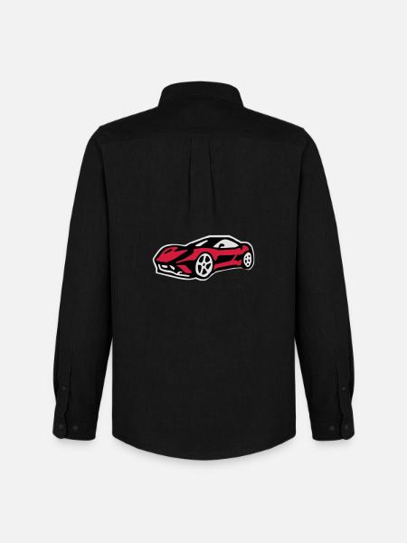 ferari - Männer Oxford Hemd von Stanley/Stella - Schwarz