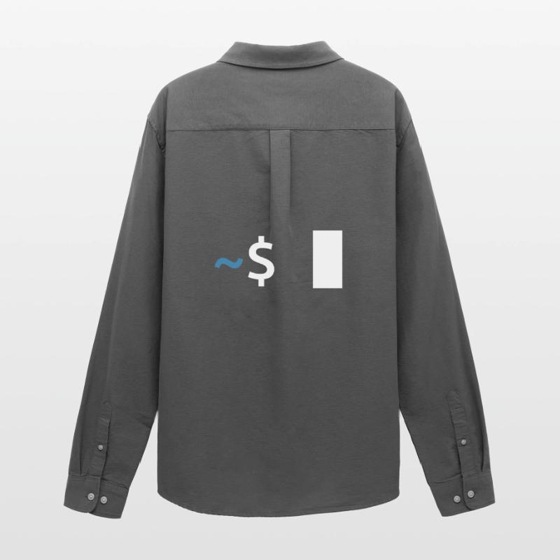 Linux Shell Command Männer Oxford Hemd von Stanley/Stella