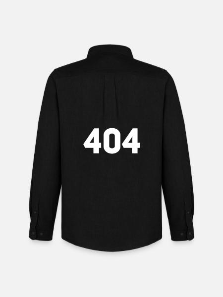 404 not found - Men's Oxford Shirt by Stanley/Stella - black