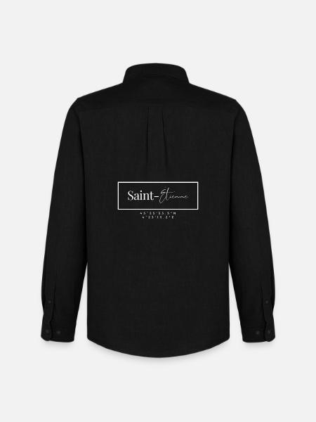 Saint-étienne - gift - hollywood - Men's Oxford Shirt by Stanley/Stella - black