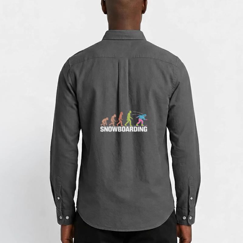 Die Evolution des Snowboard-Designs Männer Oxford Hemd von Stanley/Stella