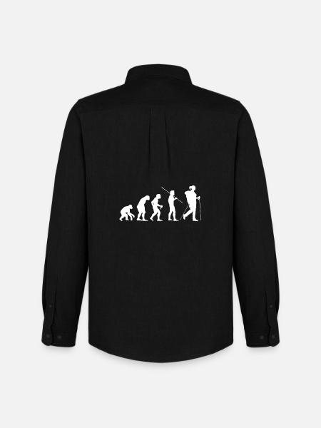 Randonneuse Evolution - Chemise Oxford homme Stanley/Stella - noir