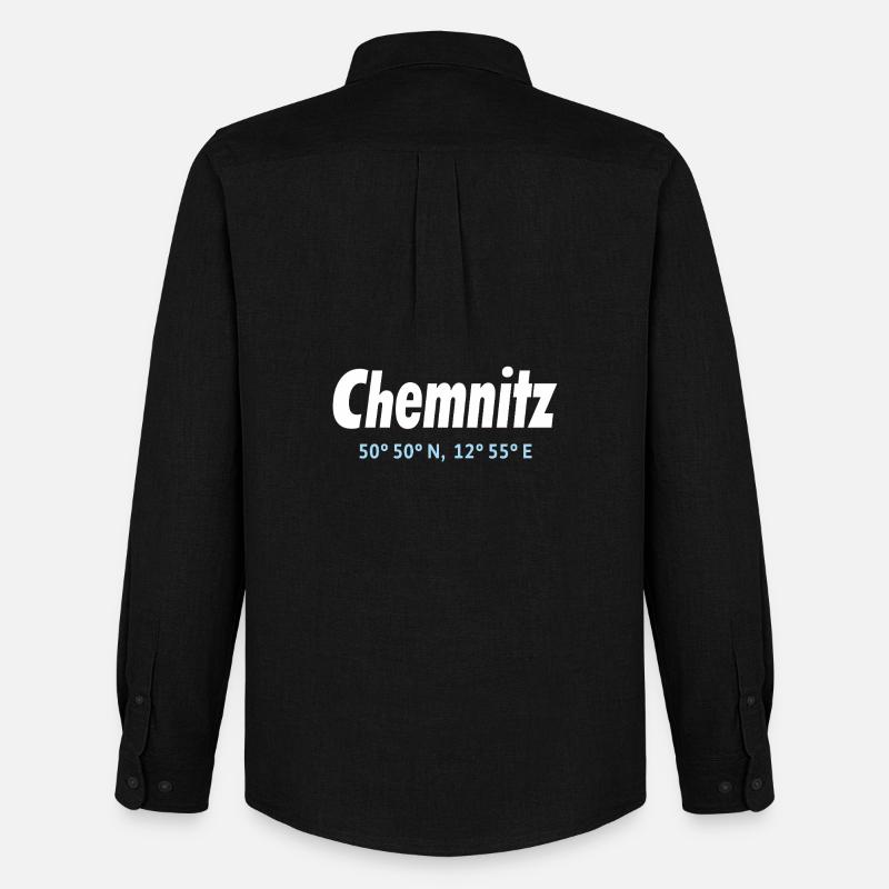 Chemnitz coordinates - Men's Oxford Shirt by Stanley/Stella - black