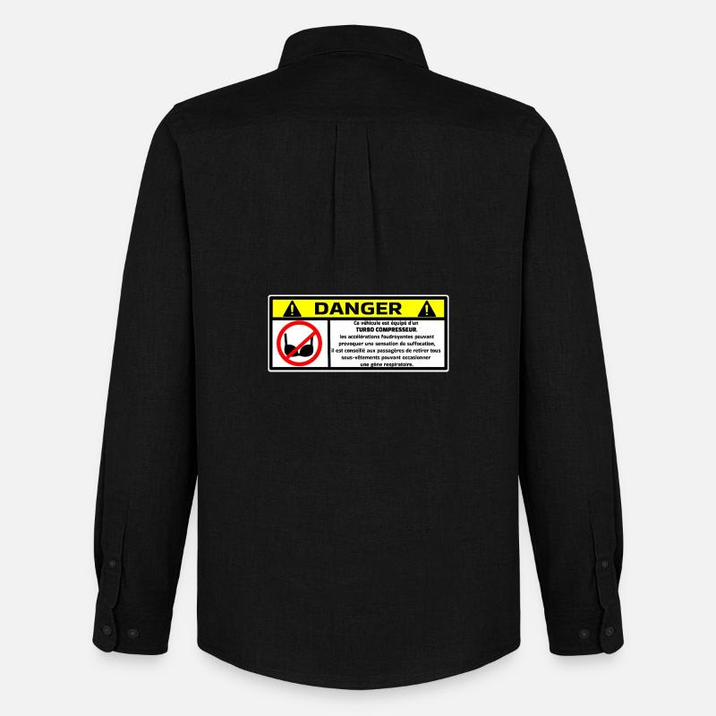 Stoßstange - Männer Oxford Hemd von Stanley/Stella - Schwarz
