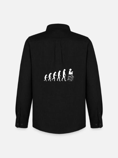 Lire evolution white - Chemise Oxford homme Stanley/Stella - noir