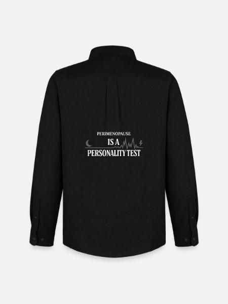 Perimenopause Humor Perimenopause - Men's Oxford Shirt by Stanley/Stella - black