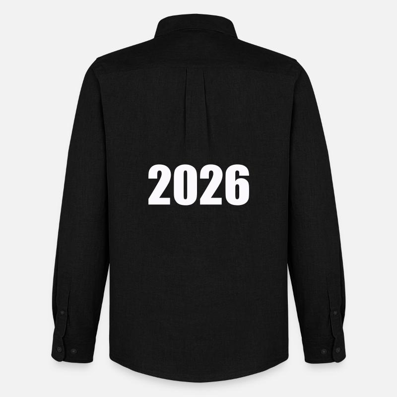 2026 - Männer Oxford Hemd von Stanley/Stella - Schwarz