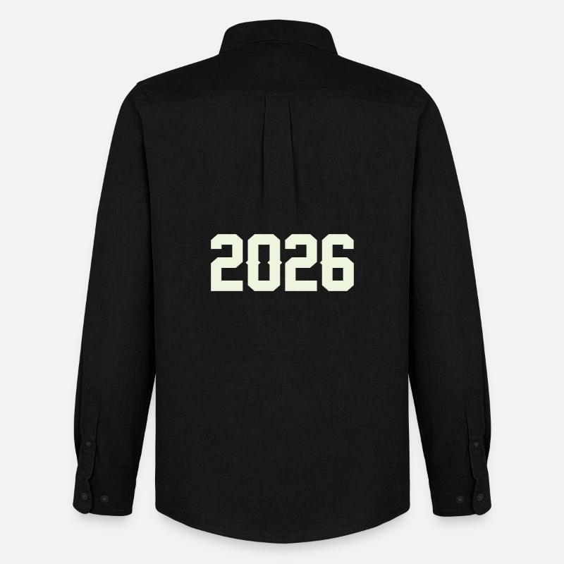 2026 - Männer Oxford Hemd von Stanley/Stella - Schwarz