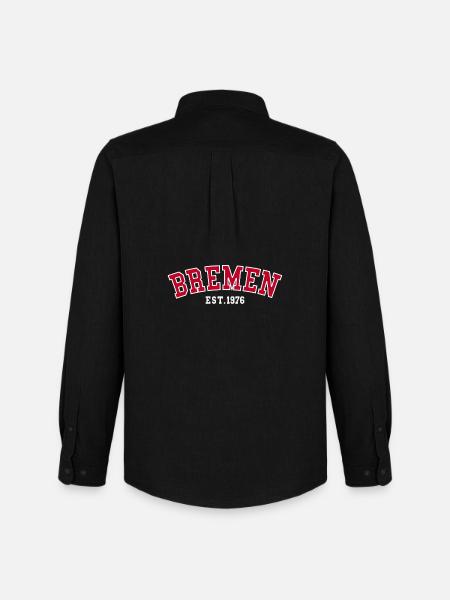 Brême fondée en 1976 - Chemise Oxford homme Stanley/Stella - noir