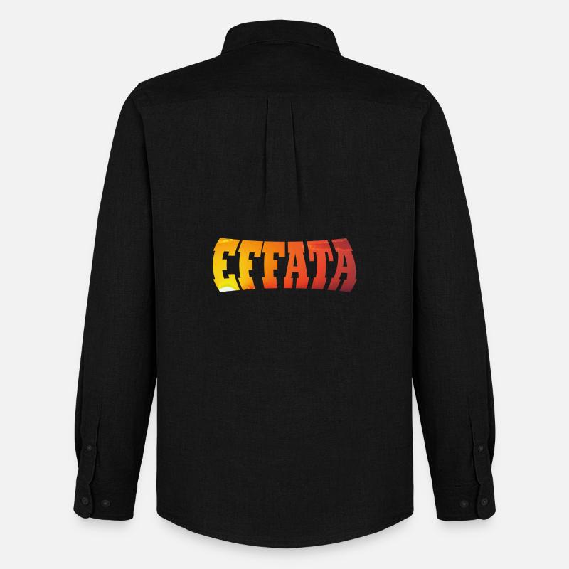 EFFATA - Men's Oxford Shirt by Stanley/Stella - black