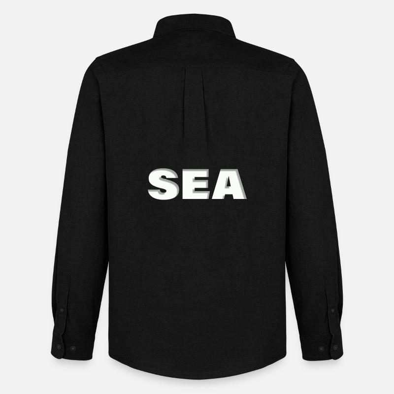 SEA - Männer Oxford Hemd von Stanley/Stella - Schwarz