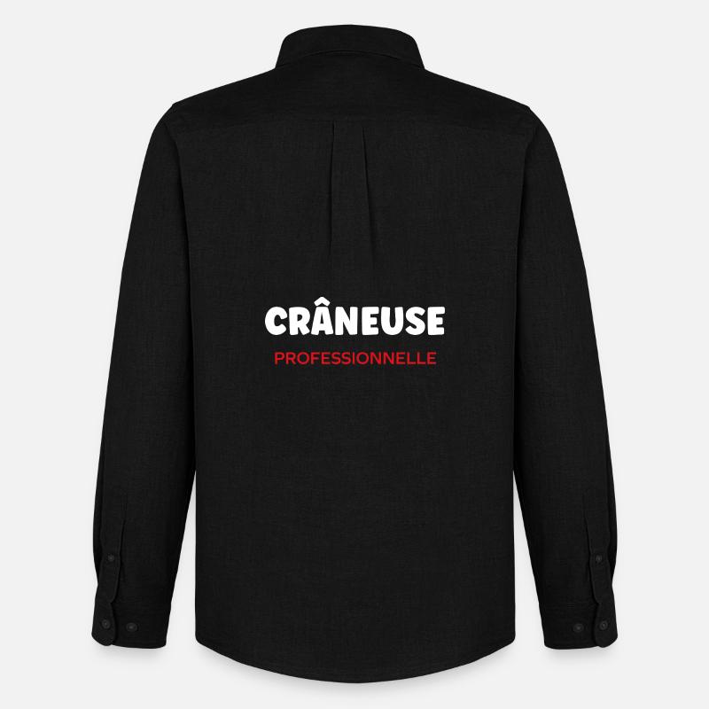 Crane - Männer Oxford Hemd von Stanley/Stella - Schwarz