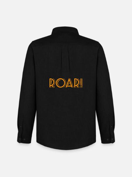 ROAR! - Men's Oxford Shirt by Stanley/Stella - black