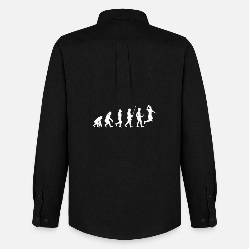 Techno Evolution Silhouettes - Chemise Oxford homme Stanley/Stella - noir