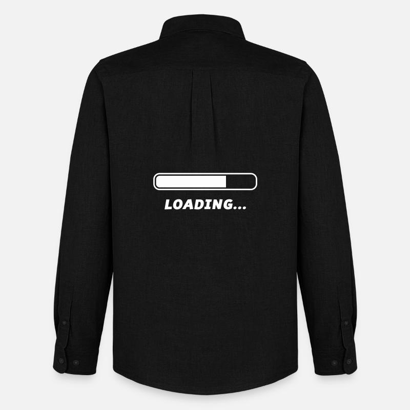 Loading - Männer Oxford Hemd von Stanley/Stella - Schwarz