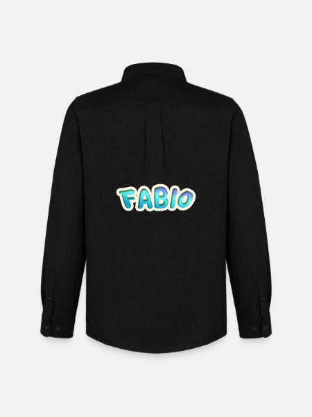 Fabio as a job - Men's Oxford Shirt by Stanley/Stella - black