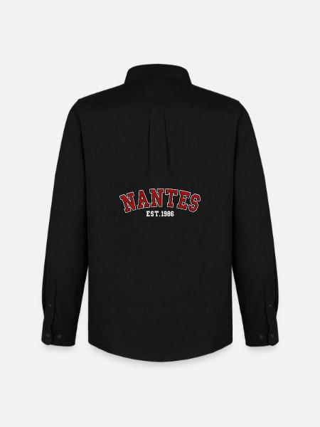 Nantes Est. 1986 - Men's Oxford Shirt by Stanley/Stella - black