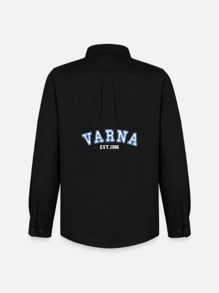 Varna Est. 1986 - Men's Oxford Shirt by Stanley/Stella - black