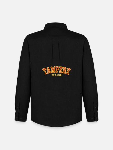 Tampere Est. 1976 - Men's Oxford Shirt by Stanley/Stella - black