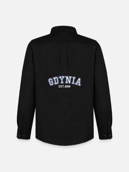 Gdynia Fondée en 2006 - Chemise Oxford homme Stanley/Stella - noir