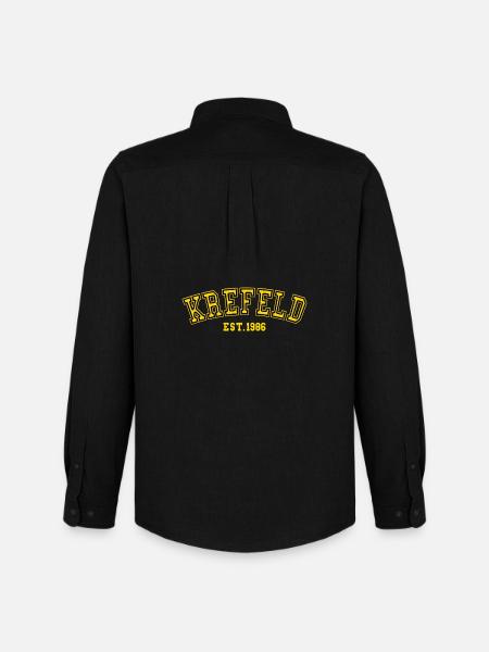 Krefeld gegründet 1986 - Männer Oxford Hemd von Stanley/Stella - Schwarz