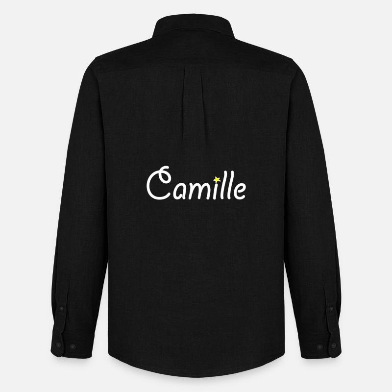 Camille - Männer Oxford Hemd von Stanley/Stella - Schwarz