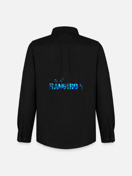 RANGIROA - Chemise Oxford homme Stanley/Stella - noir