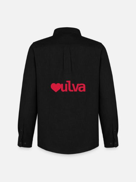 vulva | vagina | scheide - Men's Oxford Shirt by Stanley/Stella - black