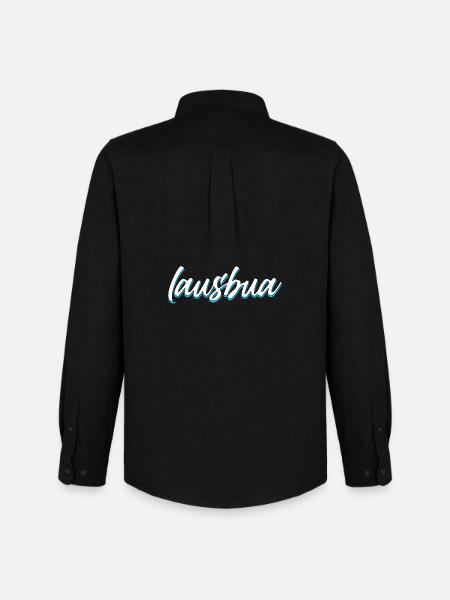 Lausbua - Männer Oxford Hemd von Stanley/Stella - Schwarz