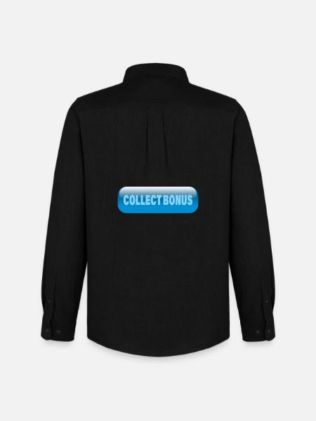 COLLECT BONUS - Men's Oxford Shirt by Stanley/Stella - black