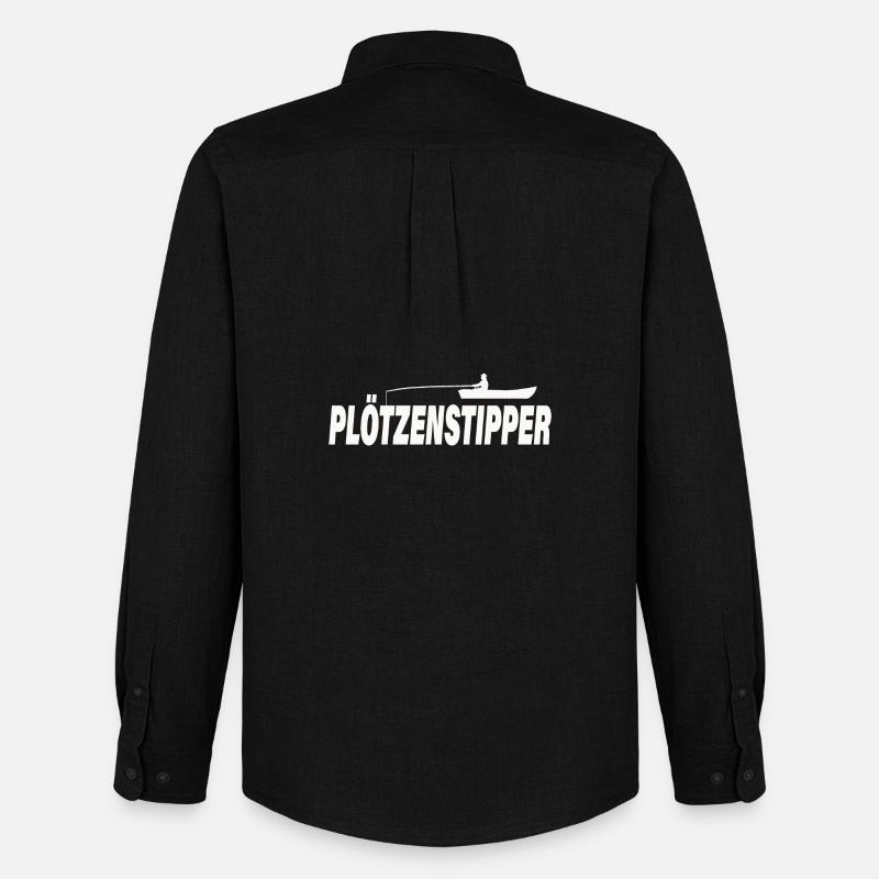 PLÖTZENSTIPPER - Männer Oxford Hemd von Stanley/Stella - Schwarz