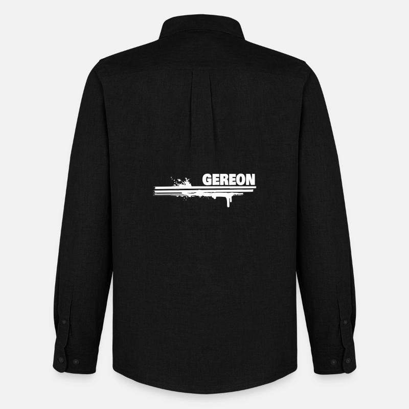 Gereon - Männer Oxford Hemd von Stanley/Stella - Schwarz