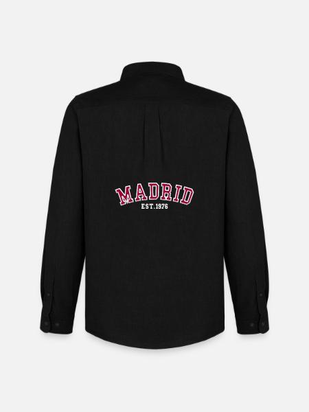 Madrid Est. 1976 - Men's Oxford Shirt by Stanley/Stella - black