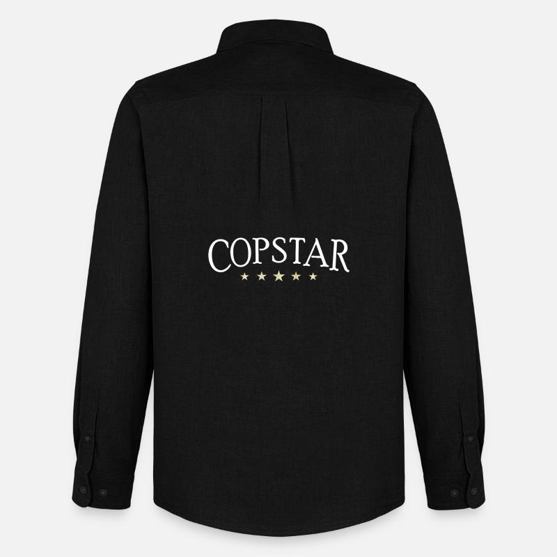 COPSTAR Copstar  - Männer Oxford Hemd von Stanley/Stella - Schwarz