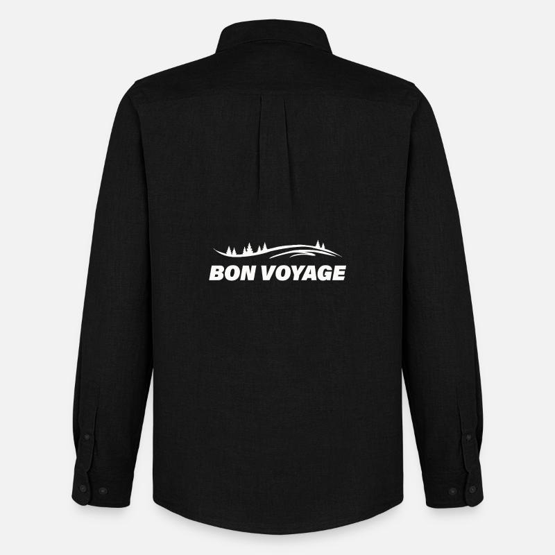 BON VOYAGE - Männer Oxford Hemd von Stanley/Stella - Schwarz