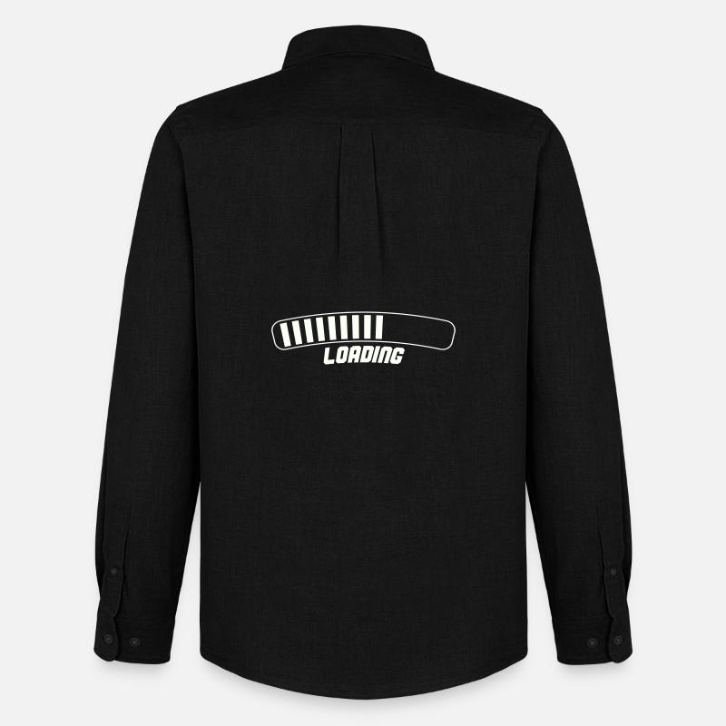 Loading - Männer Oxford Hemd von Stanley/Stella - Schwarz