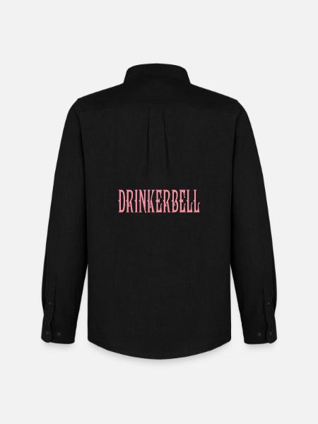 Drinkerbell - Männer Oxford Hemd von Stanley/Stella - Schwarz