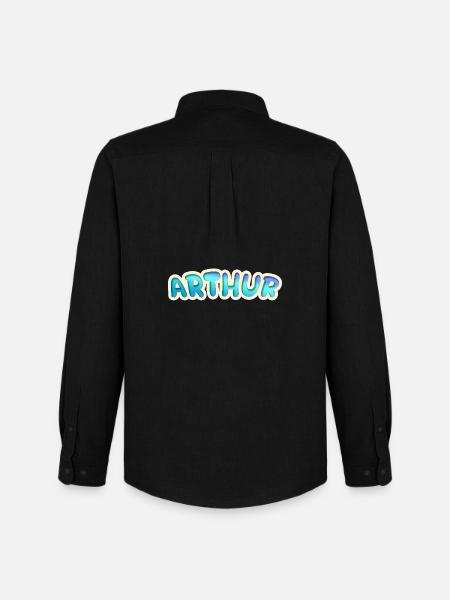 Occupation Arthur - Men's Oxford Shirt by Stanley/Stella - black