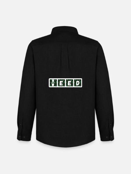 Need Weed - Men's Oxford Shirt by Stanley/Stella - black