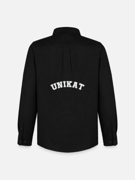 unikat - Männer Oxford Hemd von Stanley/Stella - Schwarz
