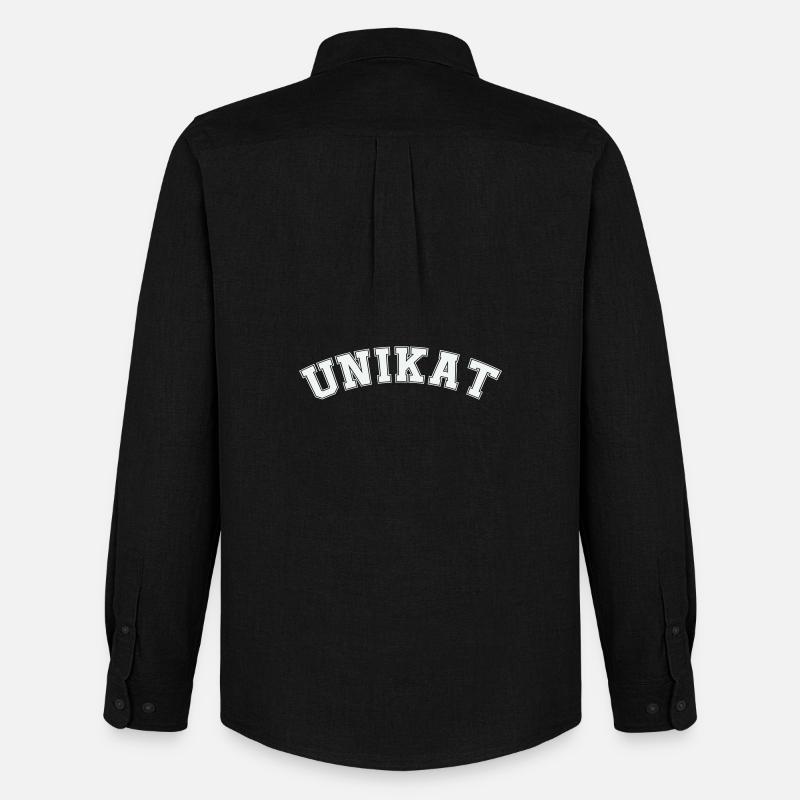 unikat - Männer Oxford Hemd von Stanley/Stella - Schwarz