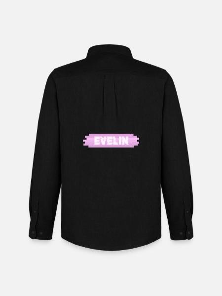 Gift for Evelin - Men's Oxford Shirt by Stanley/Stella - black