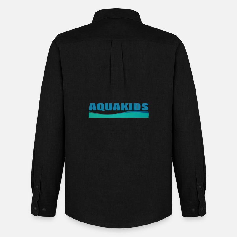 AQUAKIDS - Männer Oxford Hemd von Stanley/Stella - Schwarz