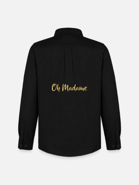 Oh Madame Goldener Glitzer - Männer Oxford Hemd von Stanley/Stella - Schwarz