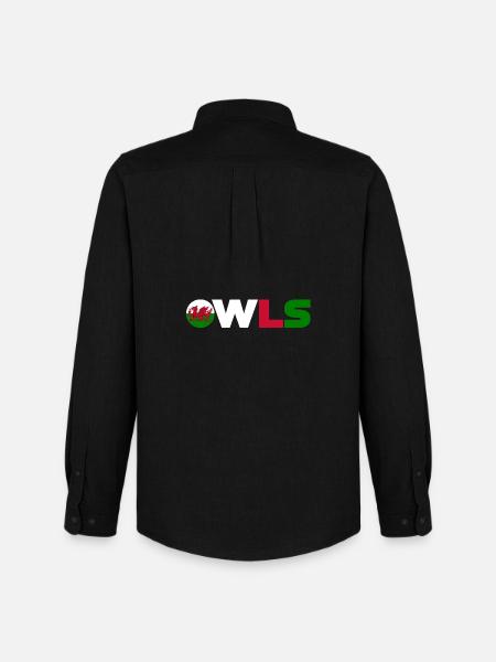 Wales - Men's Oxford Shirt by Stanley/Stella - black