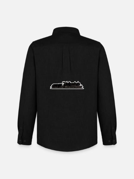 Locomotive train - Men's Oxford Shirt by Stanley/Stella - black